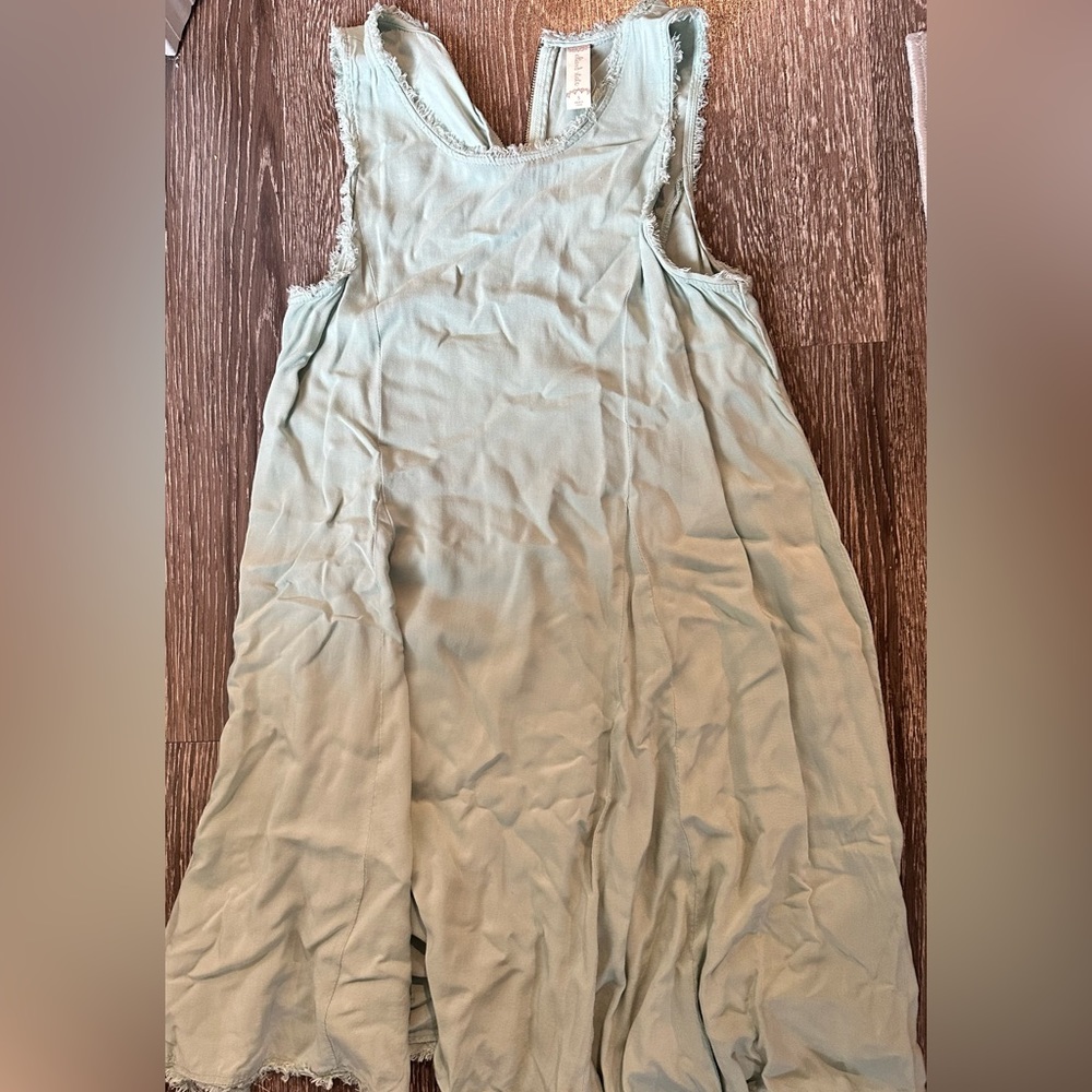 Altar’d state sage green slip dress size small
